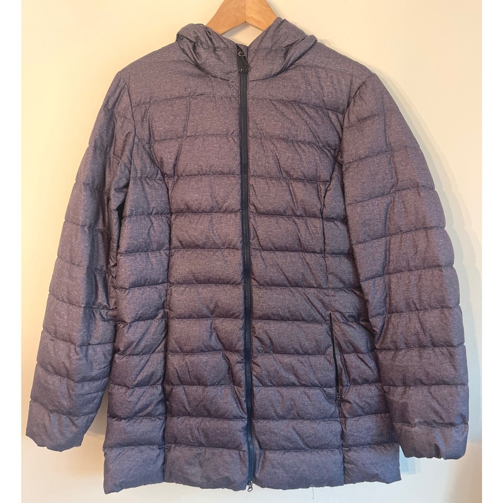 Eddie Bauer Womens Down Filled Puffer Coat Size Large (estimated) Gray